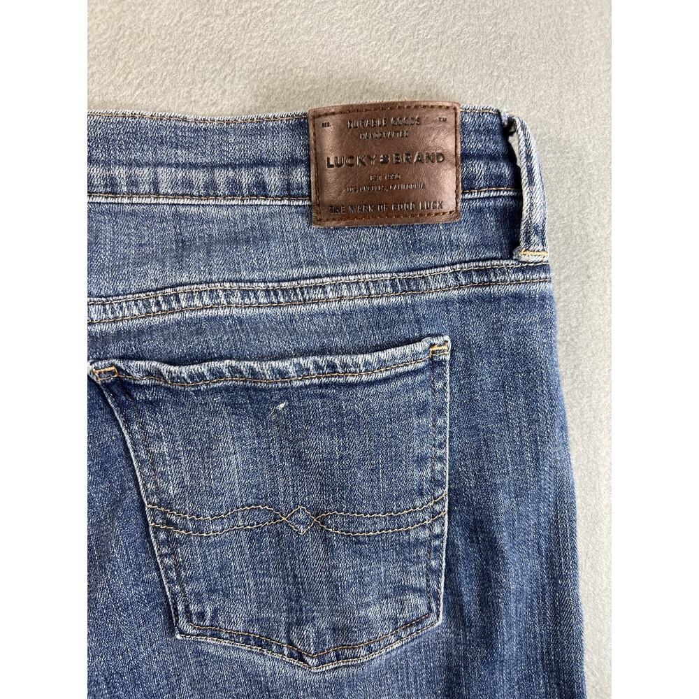 Lucky Brand Women's Blue Straight Jeans 12/31 Stretch Denim, 5-Pocket Design - Picture 7 of 12